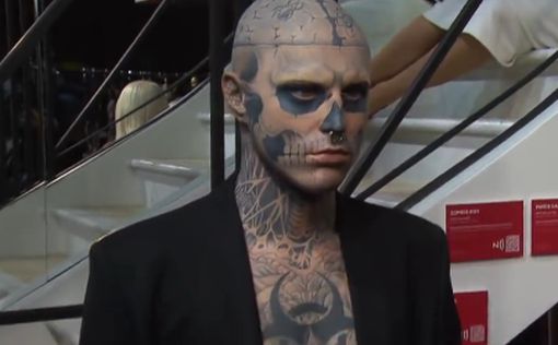 Умер рекордсмен по татуировкам Zombie Boy
